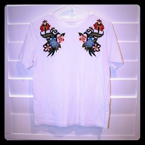 Sandro white t-shirt